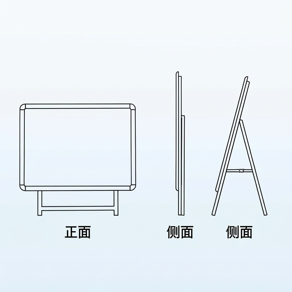 A型スタンド看板 B0サイズ 横型 片面仕様 屋外対応 耐候 軽量 アルミフレーム 折りたたみ式 スタンドサイン 大型看板 店舗用 シルバー b0-s