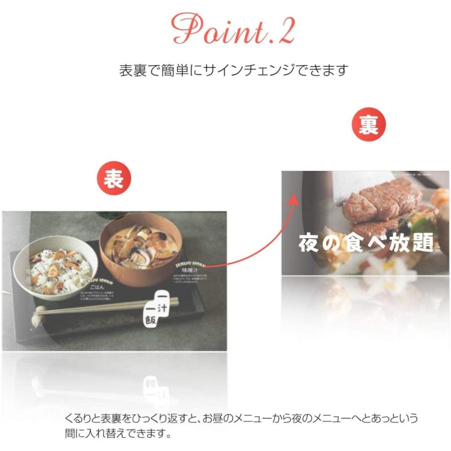カードケーススタンド看板 A4横4 片面 シルバー kdks-a4y4k