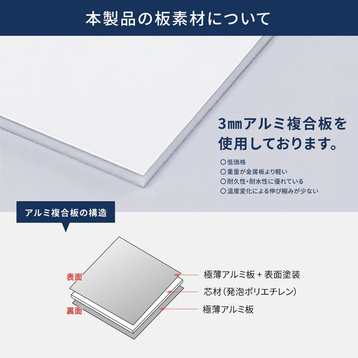 【立入禁止】案内看板 サイズ選択可 横型 屋外対応 注意喚起 標識 オーダー プレート看板 店舗用サイン ks-27