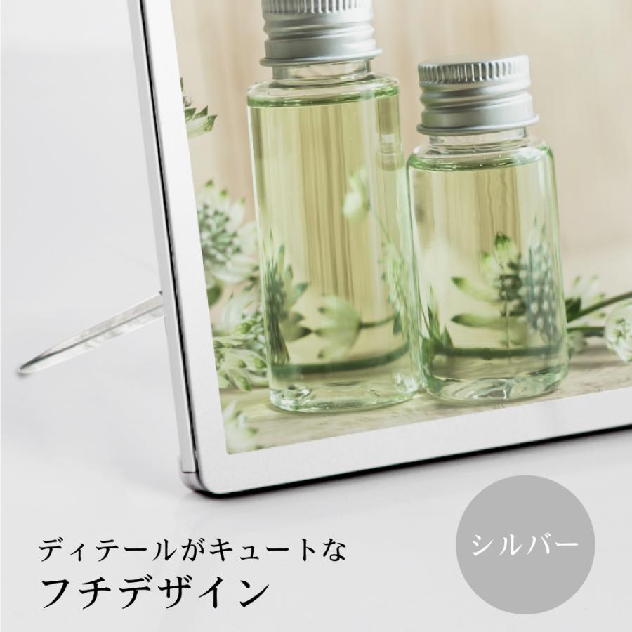 LEDポスターパネル 屋内用 A4 薄型 スライド式 シルバー/ブラック W212.5×H305mm ポスターフレーム LEDパネル led-pu-a4