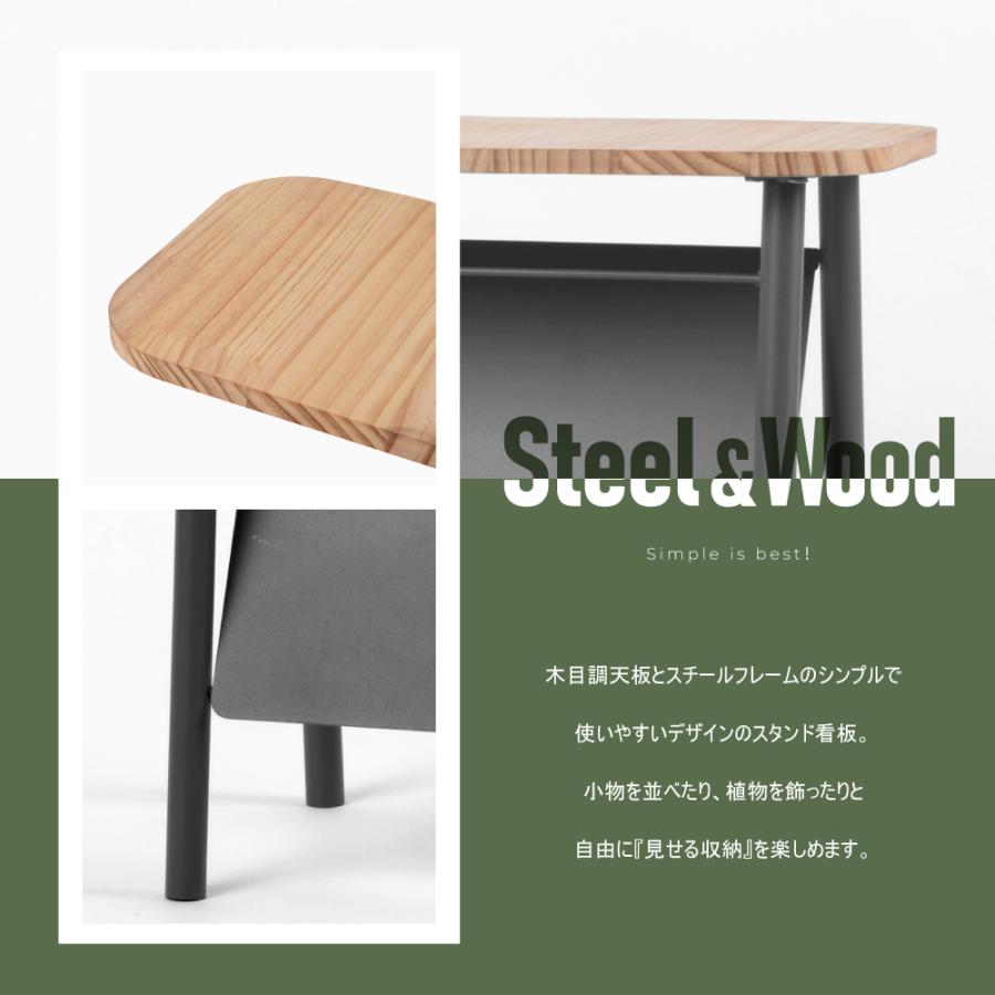 スチール製A型スタンド看板 W400×H510 屋外対応|店舗用自立看板(美容室・ショップ向け)日本製 lkb-15
