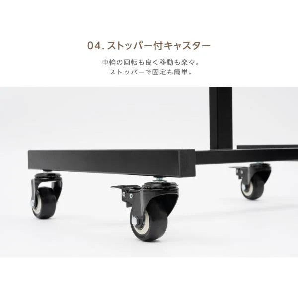 メニュースタンド A3横 片面 店舗用 スタンド看板 飲食店 案内看板 W500×H1180mm TKS-KMD01