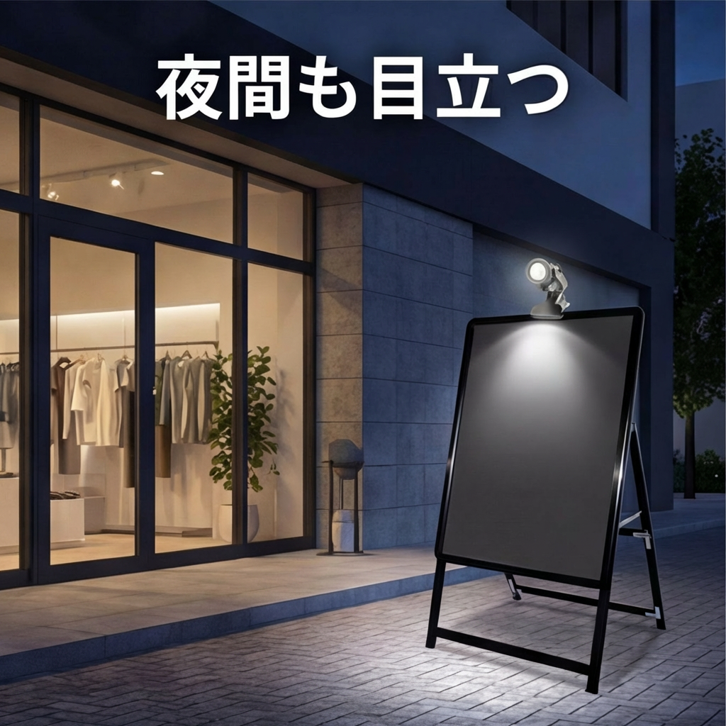 A型スタンド看板 A1 片面 屋外対応 防風 風対策セット 4点セット 3色展開 店舗用看板 シルバー ブラック 木目 4SET-JC-A1-S
