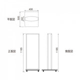 LED電飾スタンド看板 楕円形 バッテリー充電式 印刷シート貼込タイプ 両面表示 シルバー LED-J1100