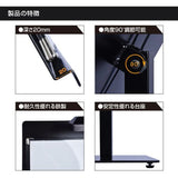LEDメニューライトスタンド 片面 角度調節可 W500×H1050mm 店舗用 メニュー看板 ライト付き ST-SLM-W500