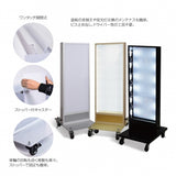 LED看板 薄型 電飾スタンド看板 内照式 店舗用 屋外看板 W560×H1500mm 3色展開 シルバー ブラック ゴールド TL-N600