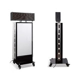 LED看板 電飾スタンド看板 点滅 内照式 店舗用 屋外看板 W650×H1475mm シルバー ブラック TLK-650