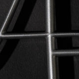 立体アルミ製 筆記体 切り文字 表札 玄関 おしゃれ オーダーメイド リフォーム 門柱 コンパクト 取り付け 戸建 店舗 機能門柱 gs-nmpl-1077