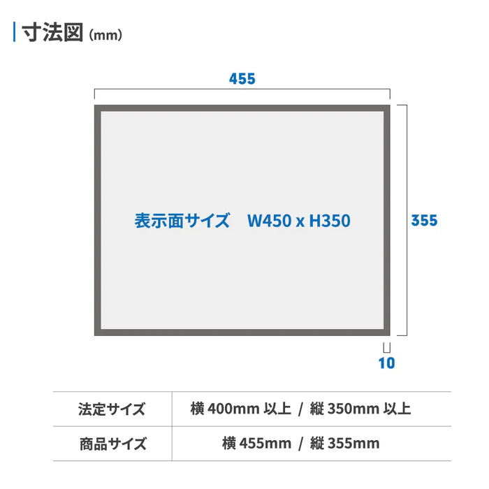 建設業許可票 看板 W450×H350mm 文字印刷込み 法定看板 事務所用 標識 オーダー対応 gs-pl-sl0736-rb