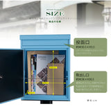 日本製 置き型ポスト 郵便ポスト メールボックス 屋外対応 一戸建て用 アンティーク スタイリッシュ おしゃれ gspl-mailbox04