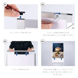 A型スタンド看板 A1 片面 屋外対応 風対策セット 防風 店舗用看板 シルバー JYA1-S-2SET