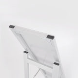 カードケーススタンド看板 A4横4 片面 シルバー kdks-a4y4k