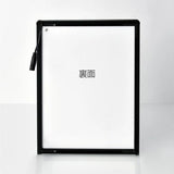 LEDポスターパネル 屋内用 A1 薄型 スライド式 シルバー/ブラック W605×H851mm ポスターフレーム LEDパネル led-pu-a1