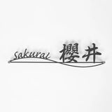 表札 ステンレス 戸建て 玄関 漢字+ローマ字 おしゃれ オシャレ アイアン 戸建 一軒家 新築祝い sh-s0012