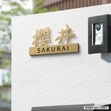 表札 ステンレス 切り文字 玄関用 店舗看板DIY 戸建 切り文字 おしゃれ マンション表札 貼るだけ 戸建て DIY ルームナンバー 番地 筆記体 手書き風 sh-s0028