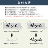 表札 おしゃれ 筆記体 黒アクリル 手書き風 アイアン風 門柱対応 玄関 gs-nmpl-1015b