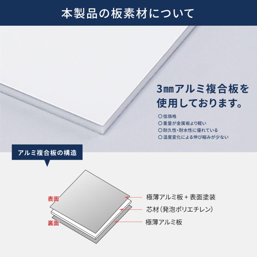 【立入禁止】案内看板 サイズ選択可 横型 屋外対応 注意喚起 標識 オーダー プレート看板 店舗用サイン ks-04