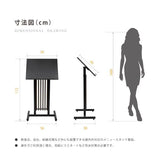 メニュースタンド看板 A3 片面 横型 W560×H1120mm 店舗用 メニュー看板 レストラン カフェ tks-kmd03