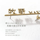 新発売 真鍮 表札 極厚 5mm 漢字+英字の組み合わせ 表札 真鍮 オーダーメイド 切り文字 ゴールド 立体 二世帯 2世帯 番地 入り 浮き文字 切文字 ローマ字おしゃれ かっこいい真鍮表札 sh-sc002