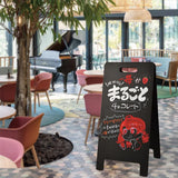 A型ブラックボード 黒板 両面 チョーク マーカー兼用 看板 店舗用 メニュー看板 スタンド WBD-1000